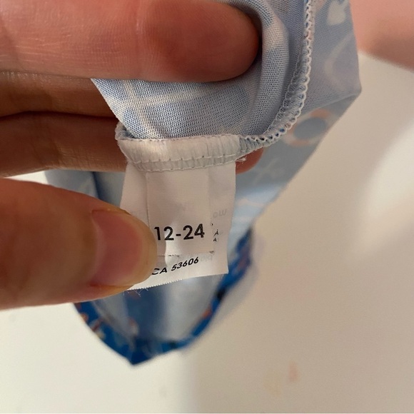 Applecheeks 2 Piece Swimming Set Bathing Suit Swim Diaper and Rash Guard 12-24 - Picture 5 of 9